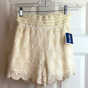 NEW Nabee 🌴 High Waist Lace Shorts